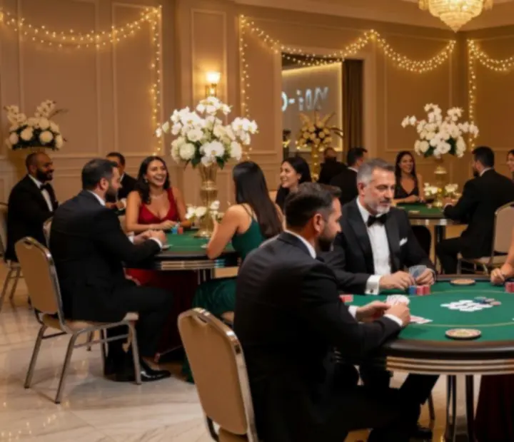 Galeria zdjęć z wieczorów pokerowych zorganizowanych podczas eventów firmowych i VIP.